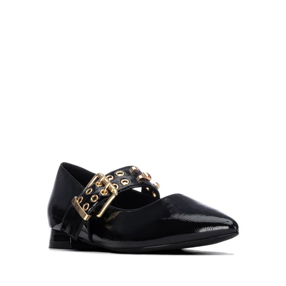 Xti Black Patent Shoe 146418