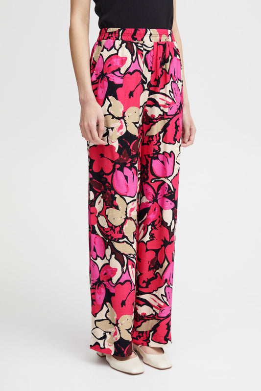 Byjanina Aop Pants (raspberry sorbet)