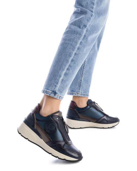 Carmela Navy Wedge Trainer 161830