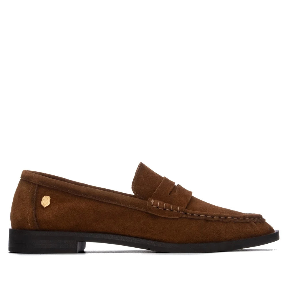 Carmela Camel Suede Loafer 164389