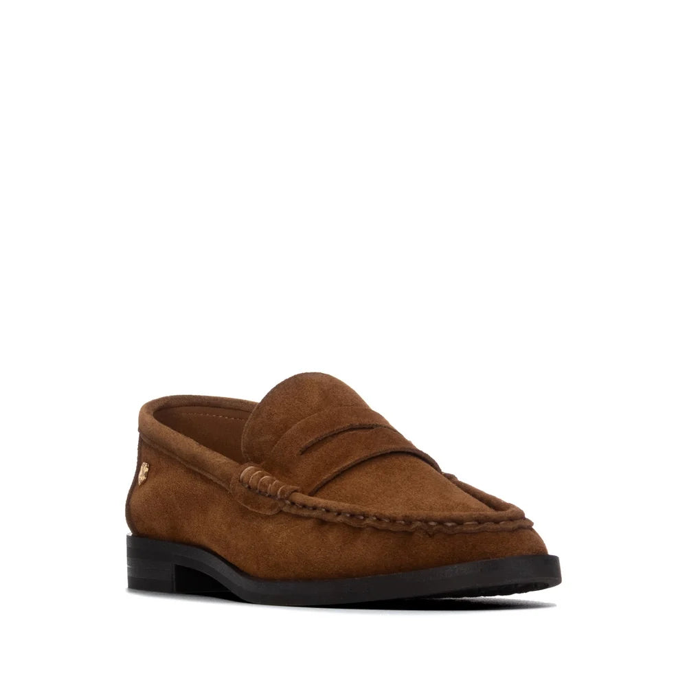 Carmela Camel Suede Loafer 164389