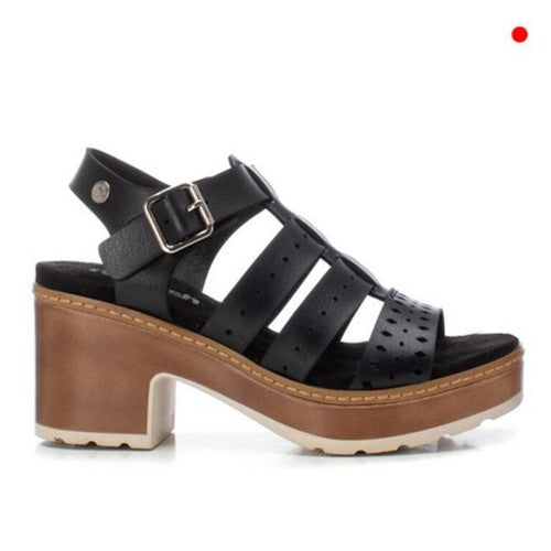 Refresh Black Sandal 172695