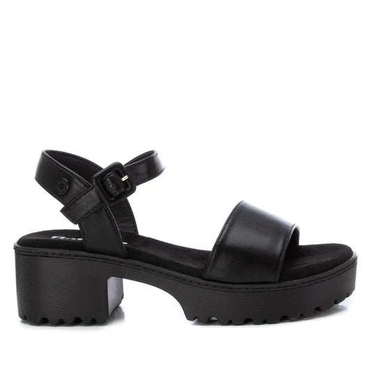 Refresh Black Sandal 172711