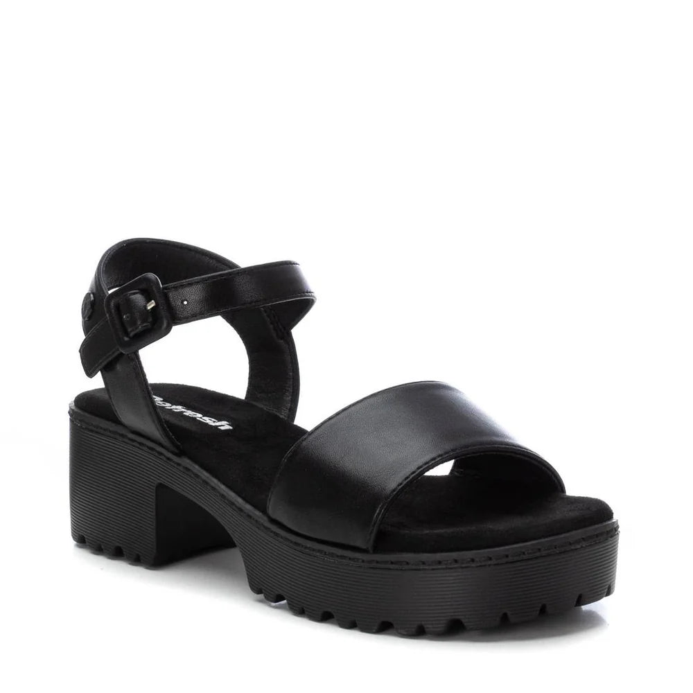 Refresh Black Sandal 172711