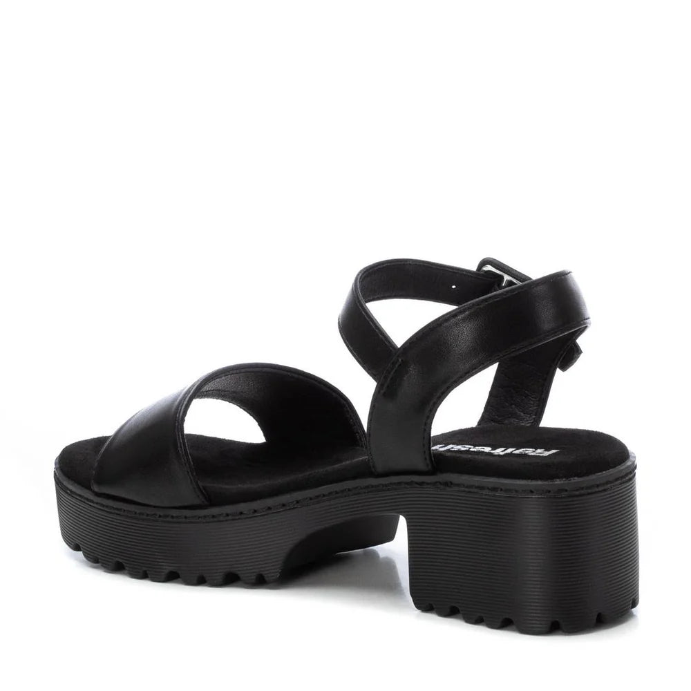 Refresh Black Sandal 172711