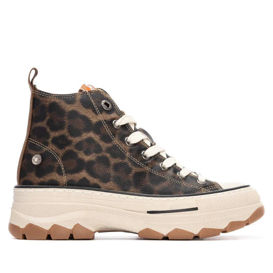Refresh leopard high-top trainer 173078