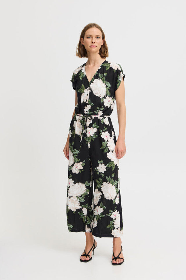 Bymmjoella Jumpsuit black roses