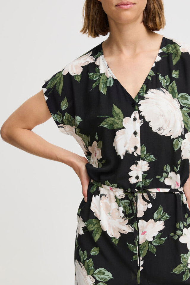 Bymmjoella Jumpsuit black roses