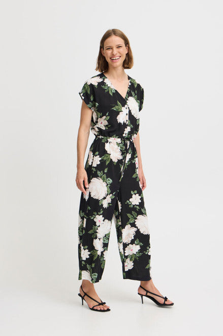Bymmjoella Jumpsuit black roses