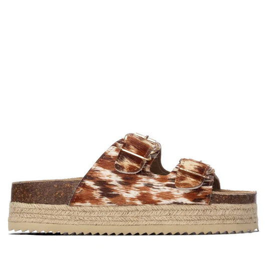 Refresh 175013 cow print sandal