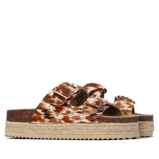 Refresh 175013 cow print sandal
