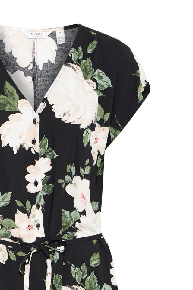 Bymmjoella Jumpsuit black roses