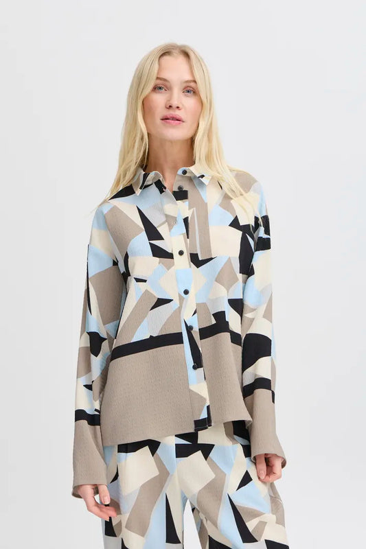 Byfavia Blouse (humus blocks)