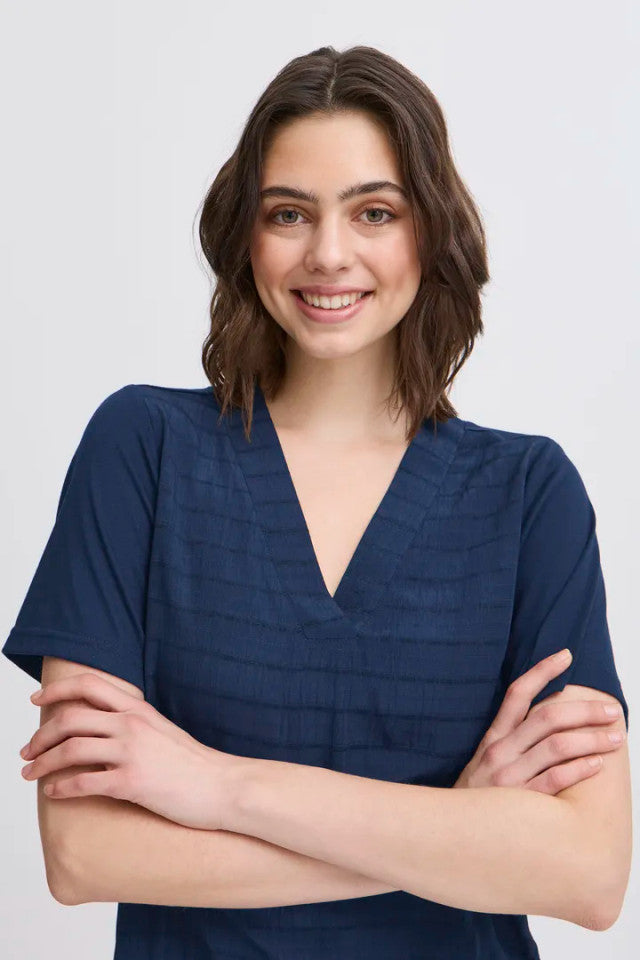 Frzalina Blouse (Navy)