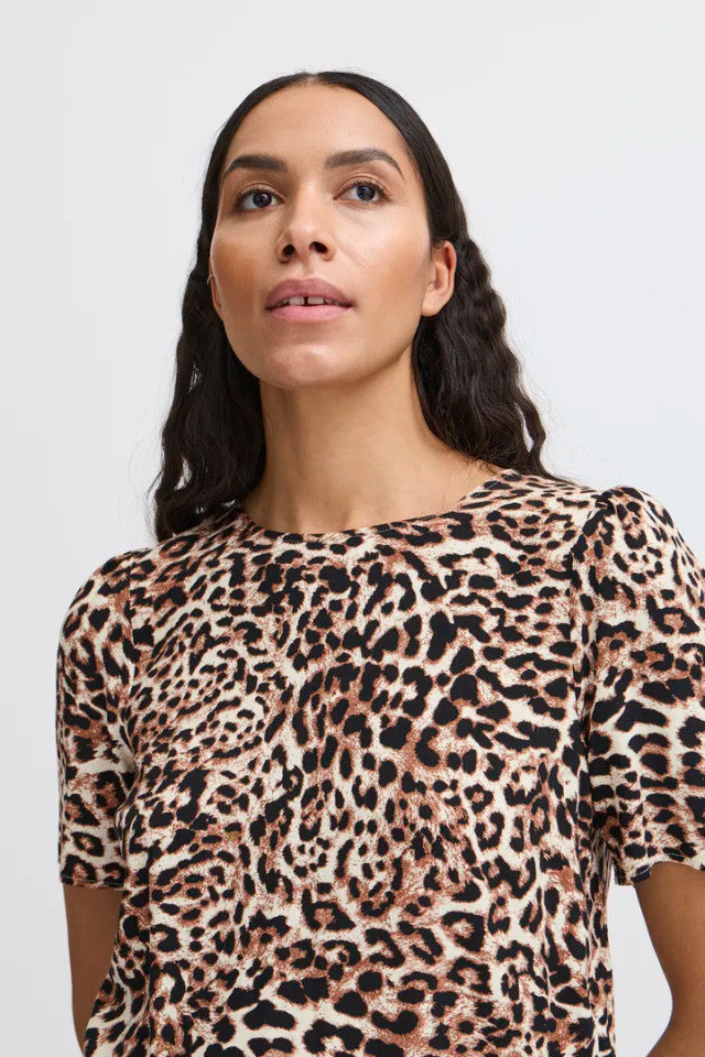 Bymmjoella blouse birch leopard