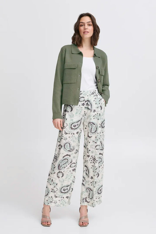 Frita Cardigan (Agave Green)
