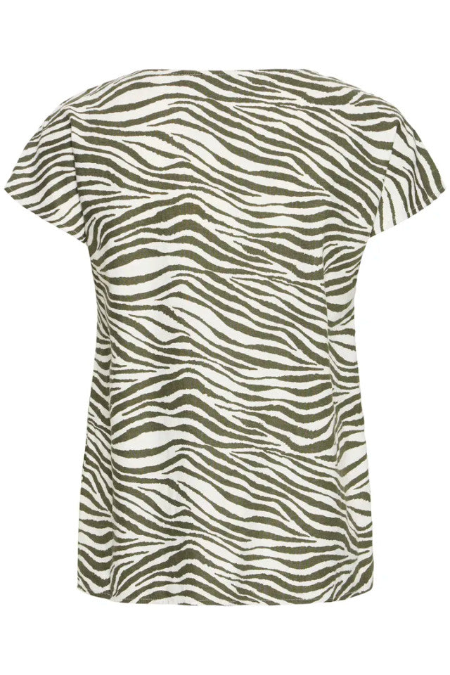 Byfalakka Oneck Blouse animal mix