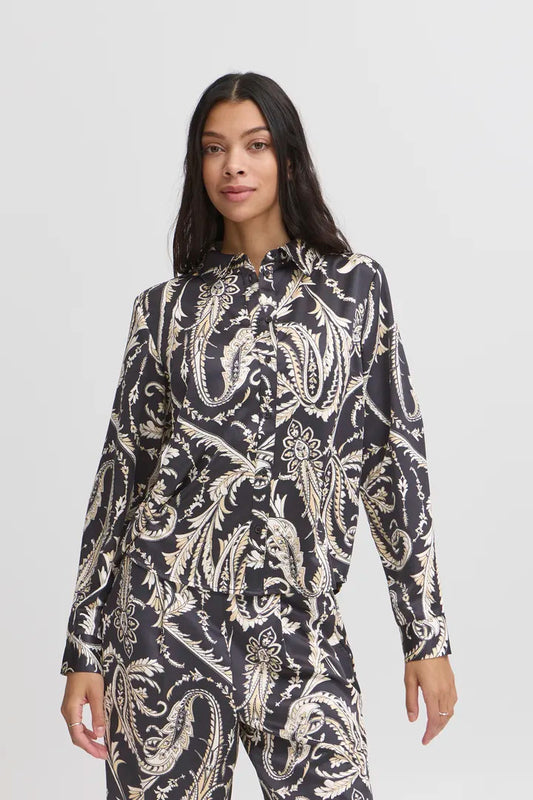 Byflair Shirt Black paisley