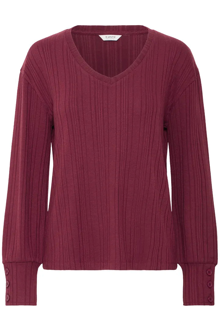 Bysmirna Vneck Top Port Royale