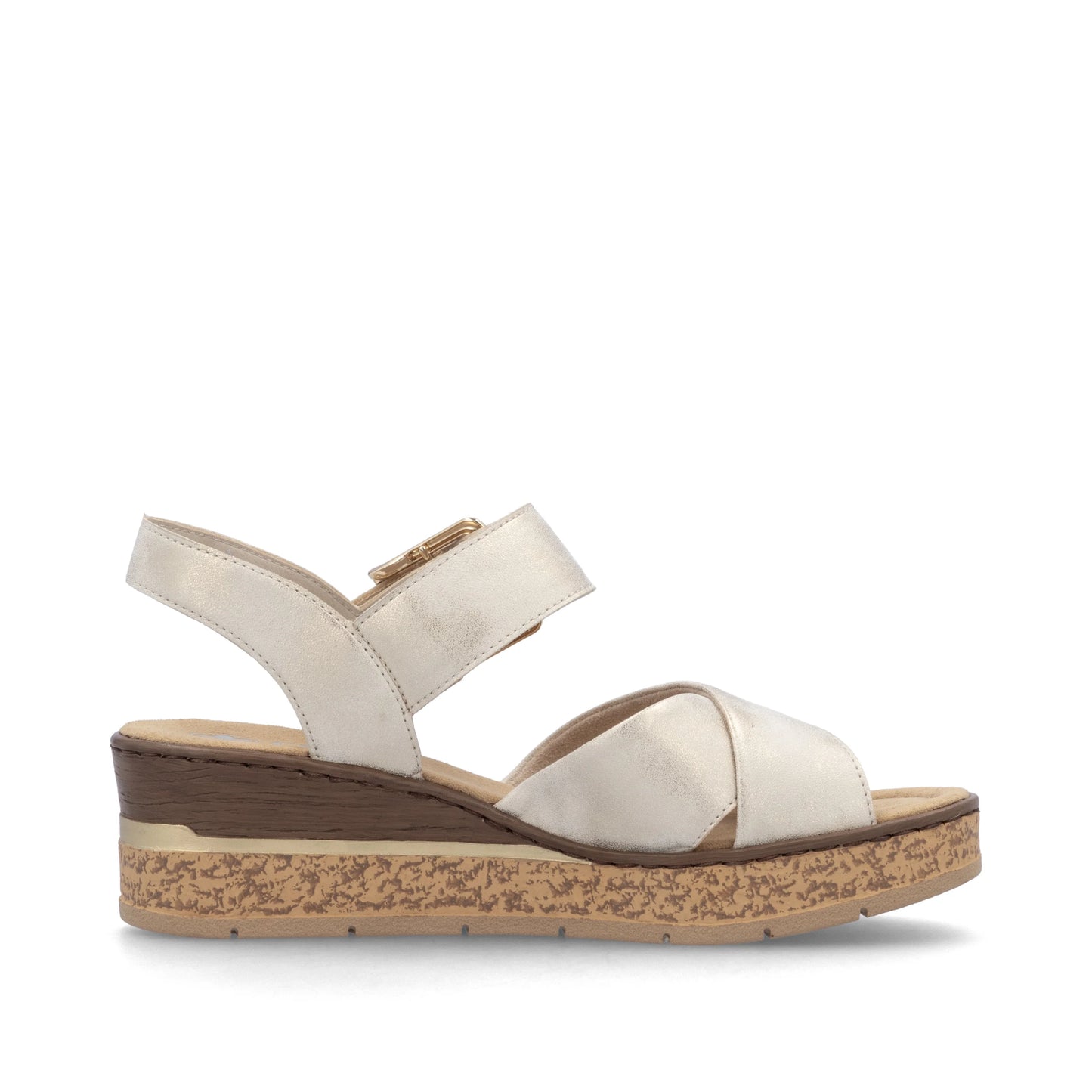 Rieker Beige Wedge 63795-60