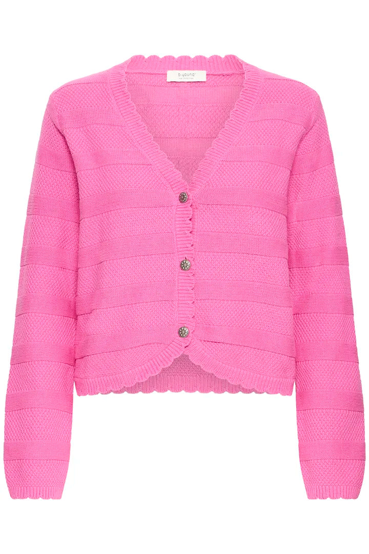 Bymikala Short Cardigan (Phiox Pink)