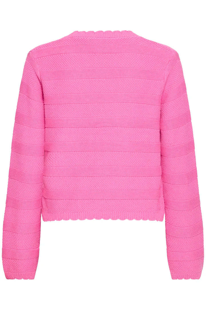 Bymikala Short Cardigan (Phiox Pink)