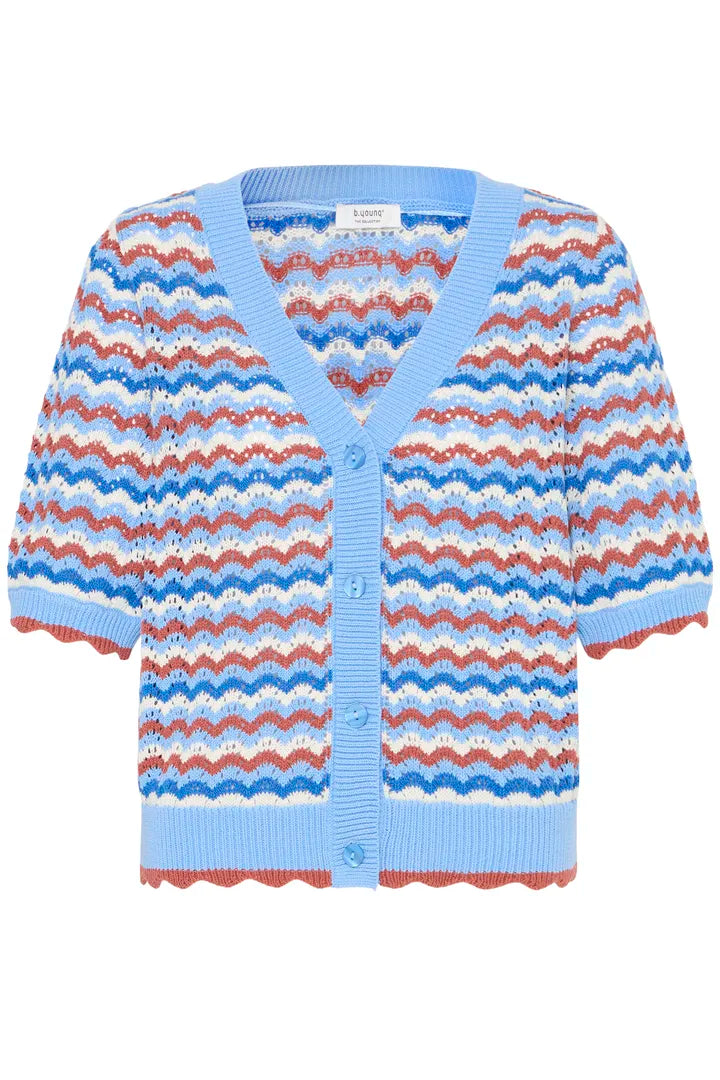 BYNERO POINTELLE CARDIGAN