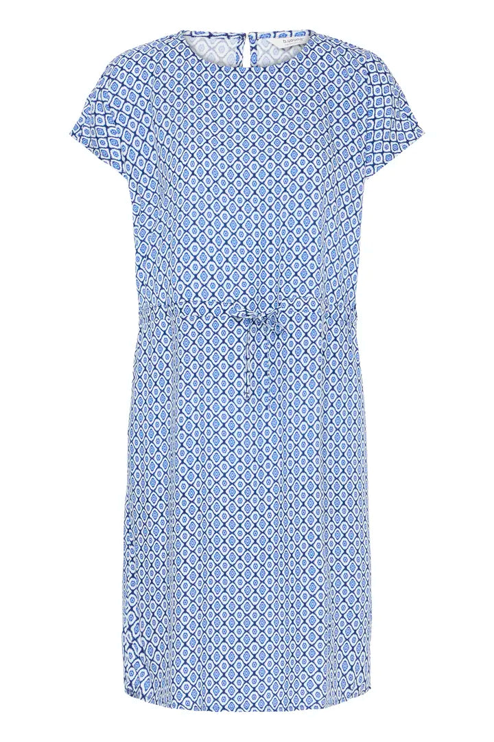 Bymmjoella O Neck Dress - Blue