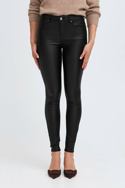 Bykiko Slim Leather Pants