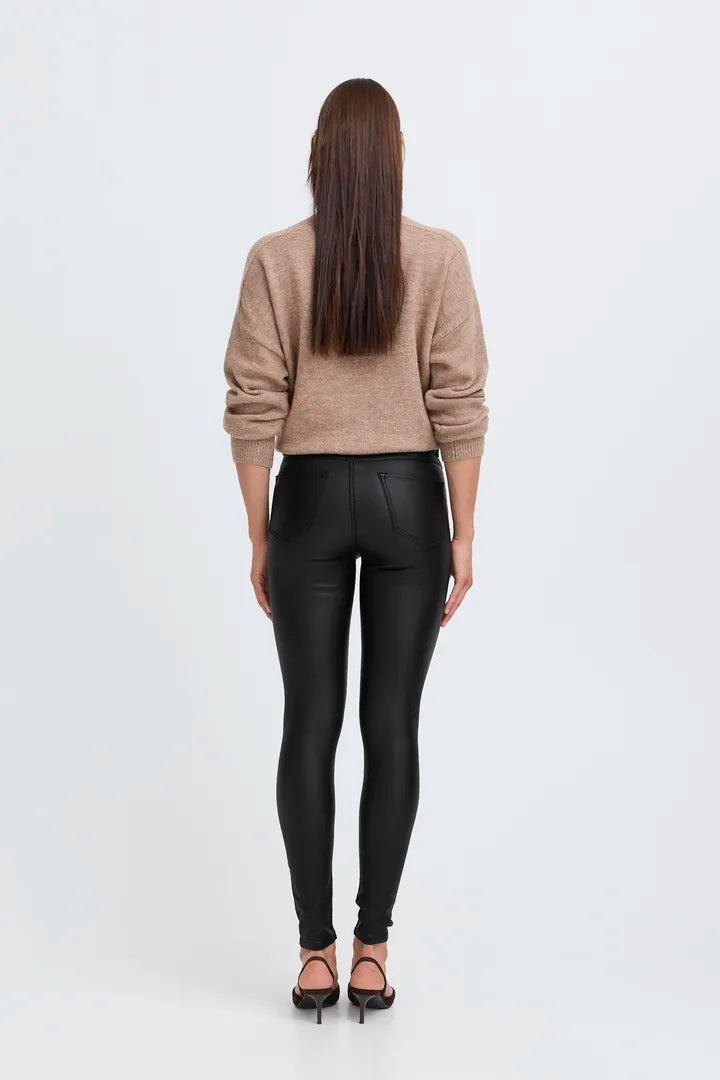 Bykiko Slim Leather Pants