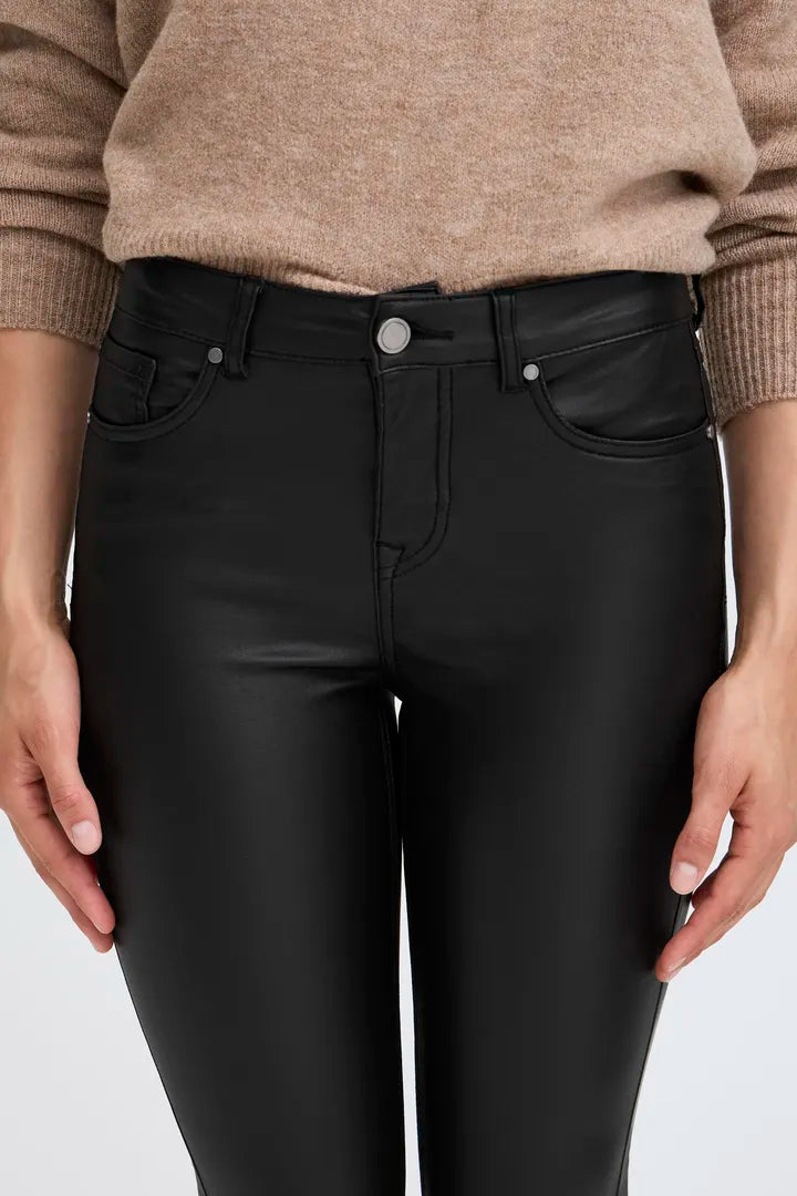 Bykiko Slim Leather Pants