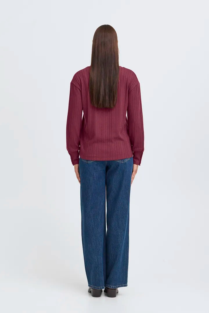 Bysmirna Vneck Top Port Royale