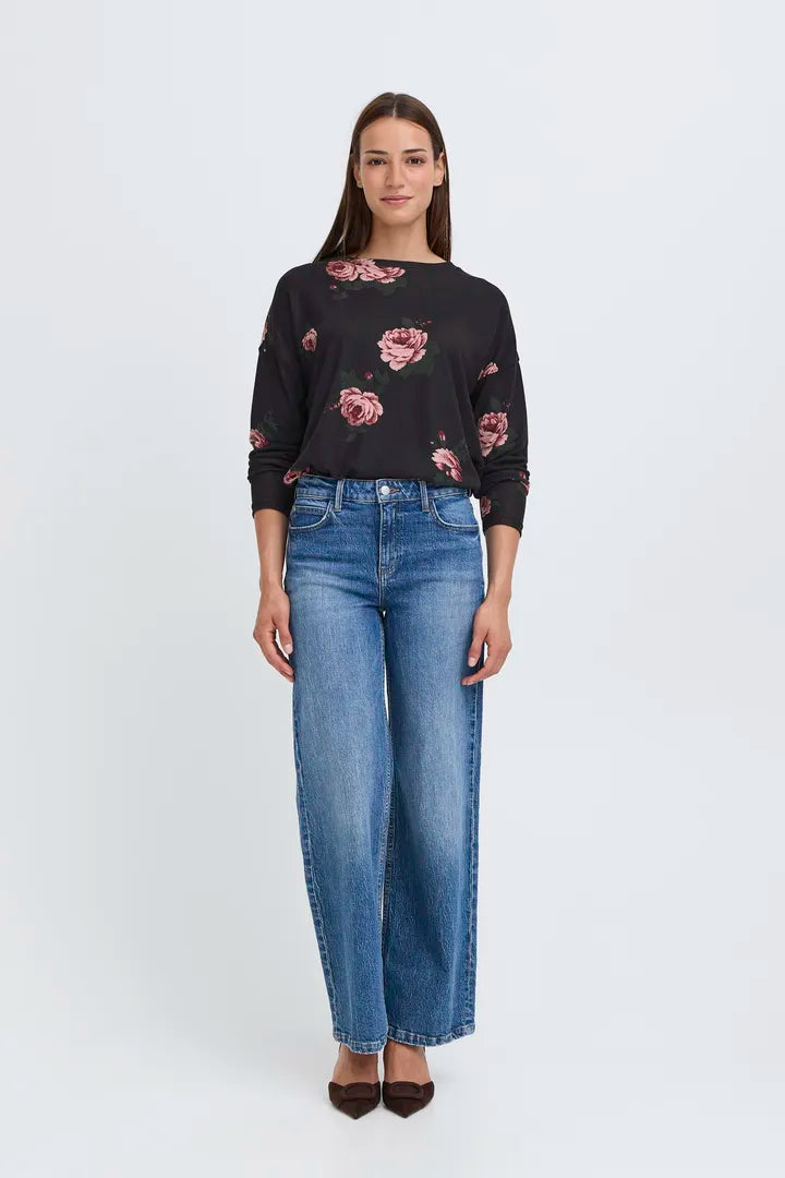 Bypieta Top Black Rose Mix