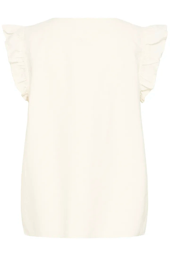 Byfalakka Ruffle Shirt (Marshmallow)