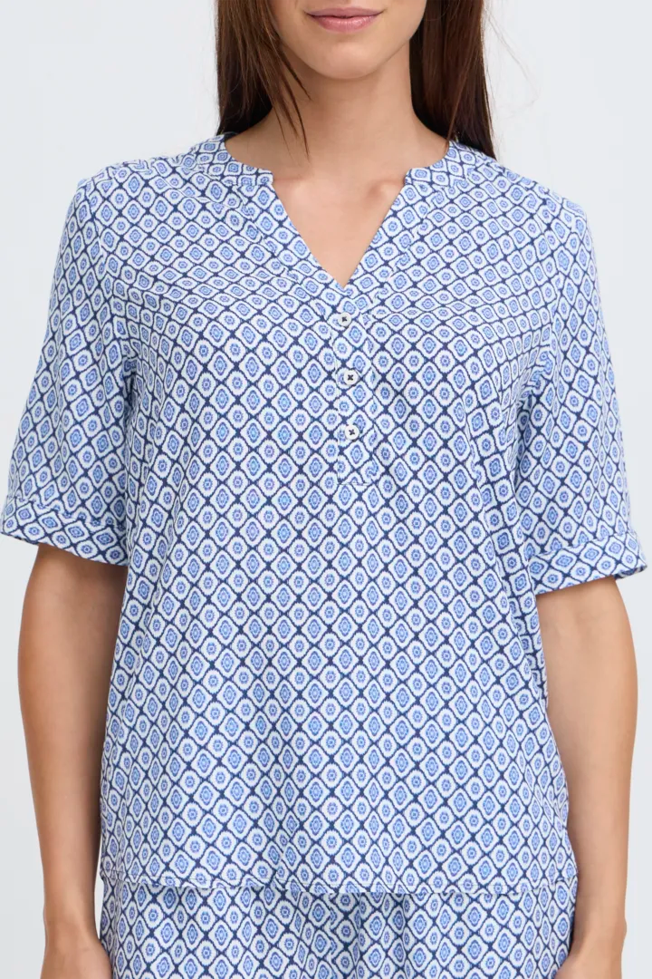 Bymmjoella V Neck Blouse