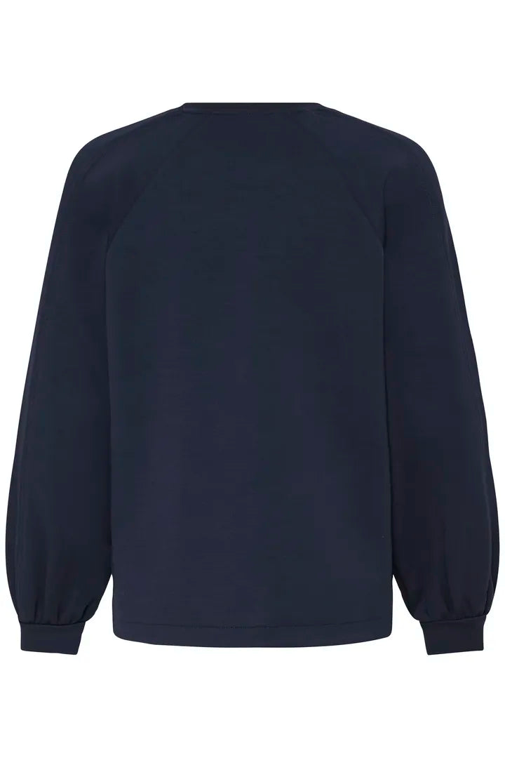 Bypusti Slit Sweatshirt (Dark Sapphire)