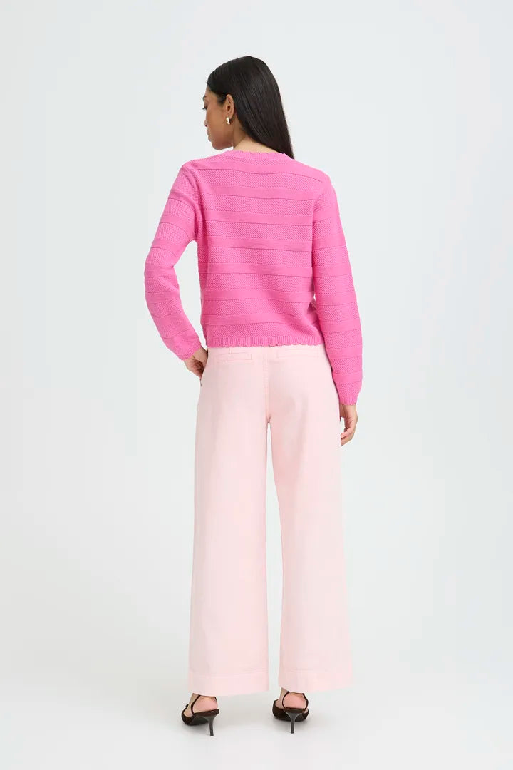 Bymikala Short Cardigan (Phiox Pink)