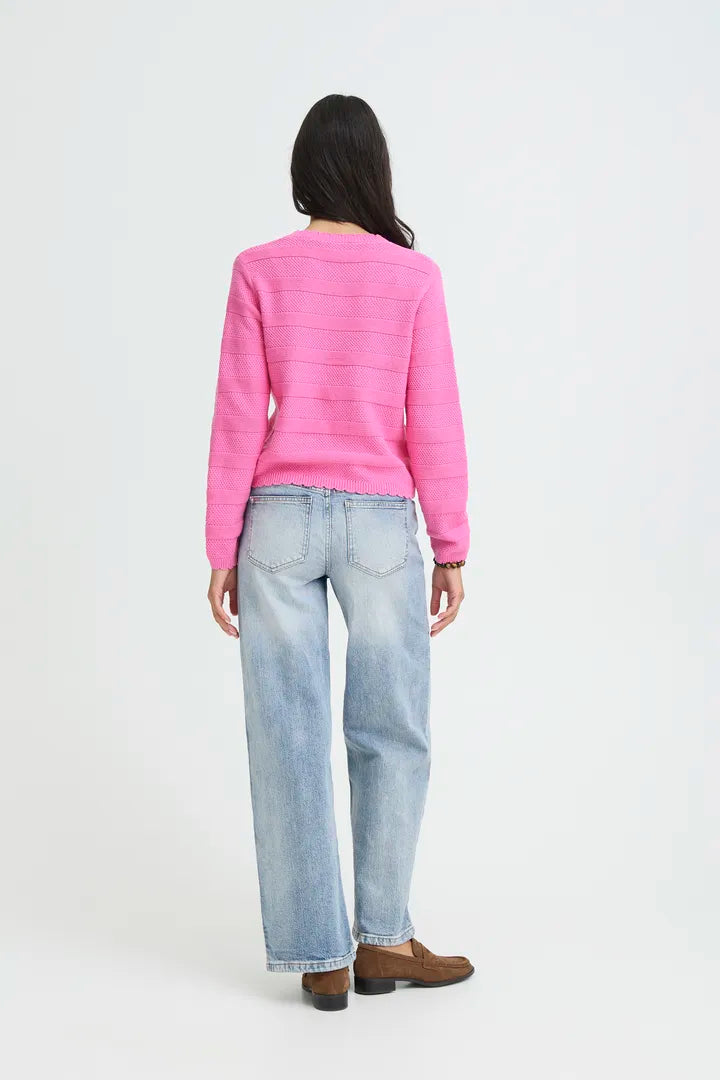 Bymikala Short Cardigan (Phiox Pink)