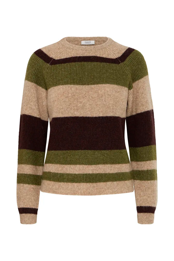 Byotaja Jumper (Avocado Melange Stripe)