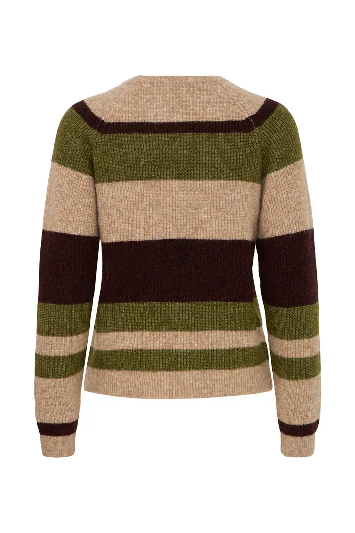 Byotaja Jumper (Avocado Melange Stripe)