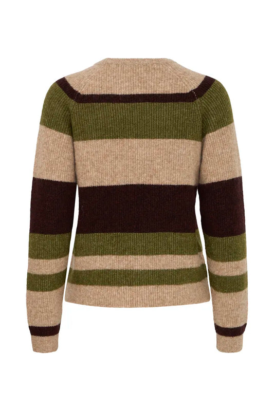 Byotaja Jumper (Avocado Melange Stripe)