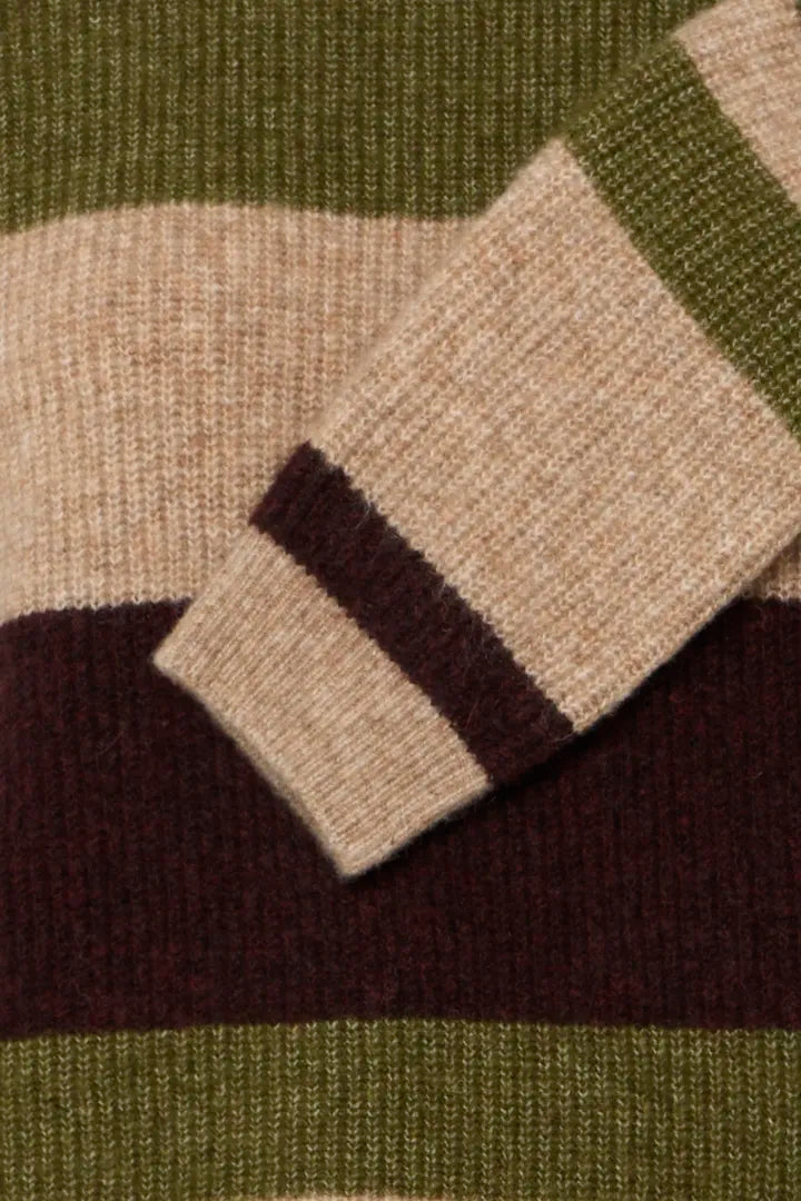 Byotaja Jumper (Avocado Melange Stripe)