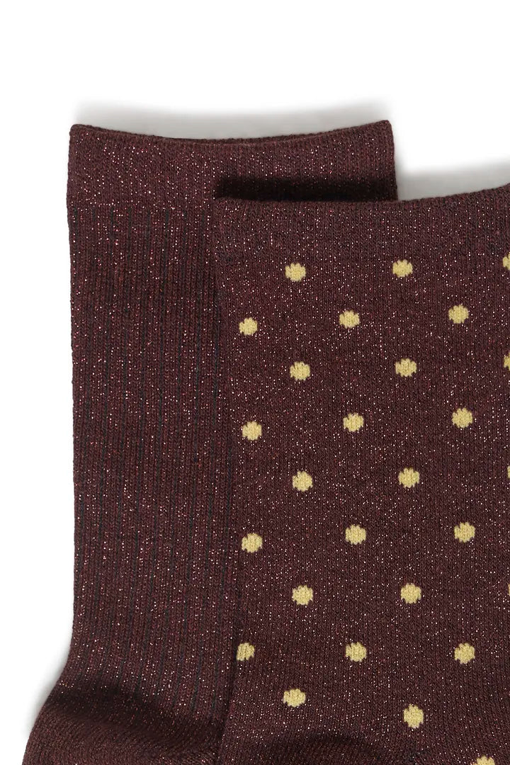 Frlura 2 pair socks- Hot Fudge