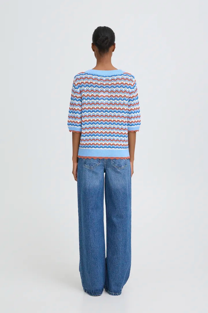 BYNERO POINTELLE CARDIGAN