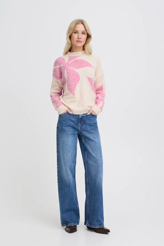 Byomea Flower Jumper (Phlox Pink)