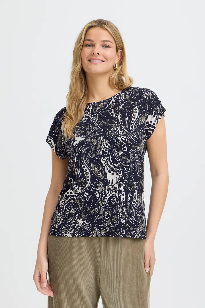 Framy Tee 1 (Ethnic Stencil Salute)