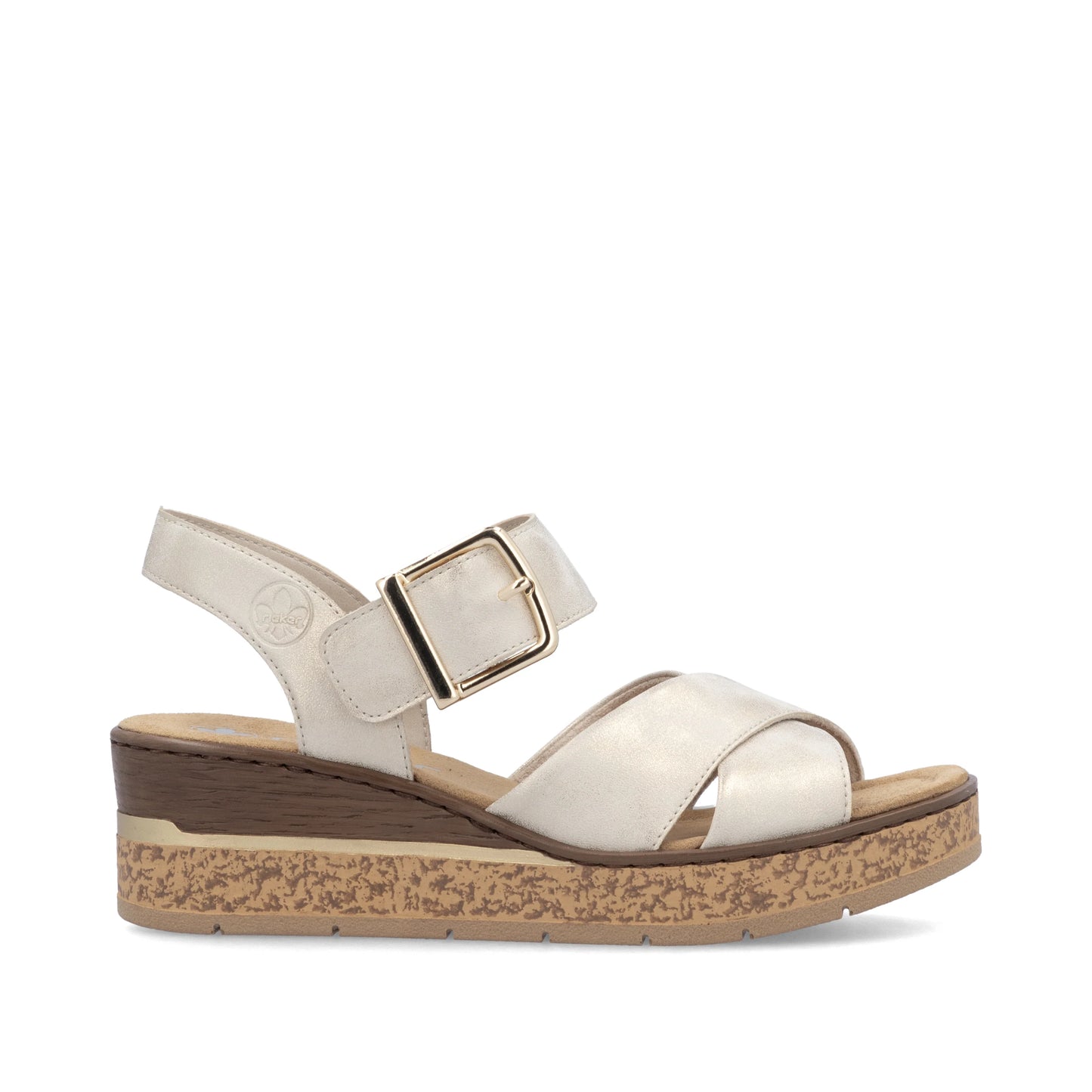 Rieker Beige Wedge 63795-60