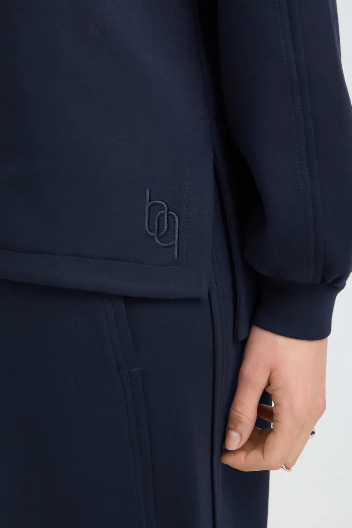 Bypusti Slit Sweatshirt (Dark Sapphire)