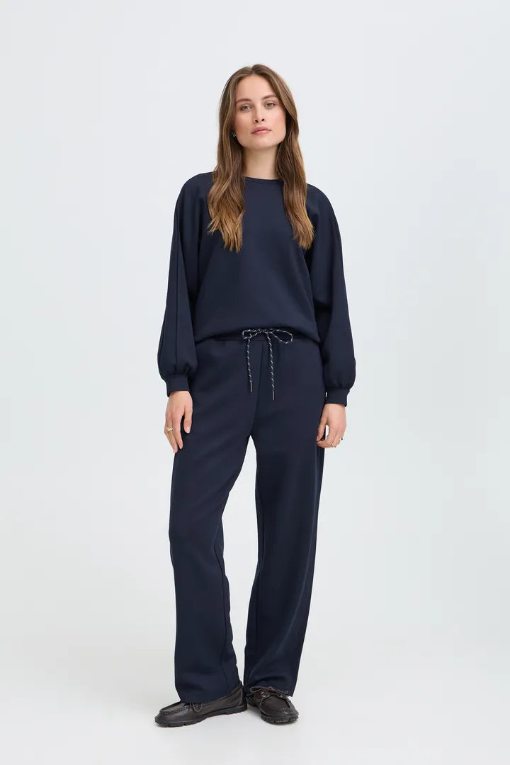 Bypusti Slit Sweatshirt (Dark Sapphire)