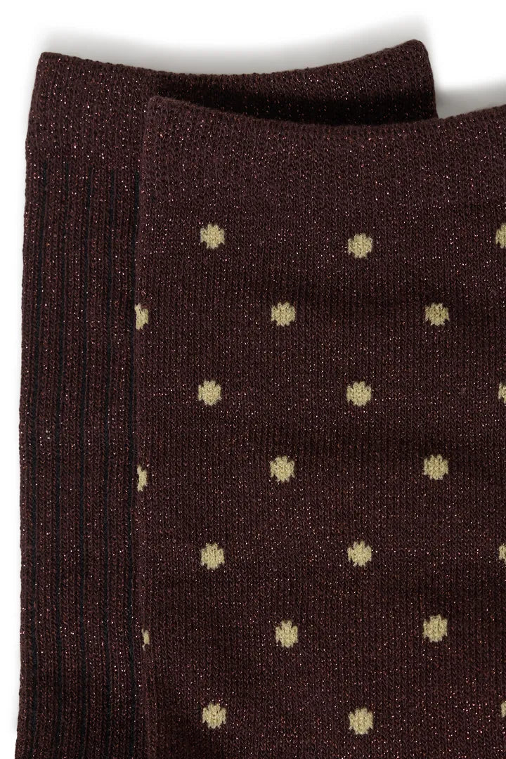 Frlura 2 pair socks- Hot Fudge